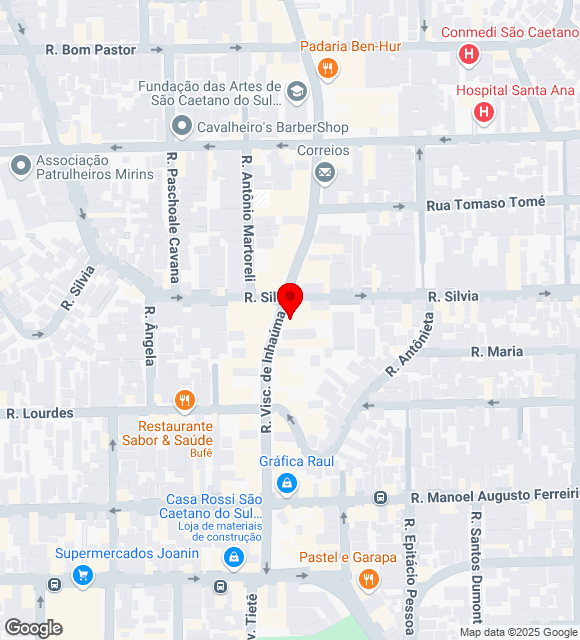 Mapa da localização