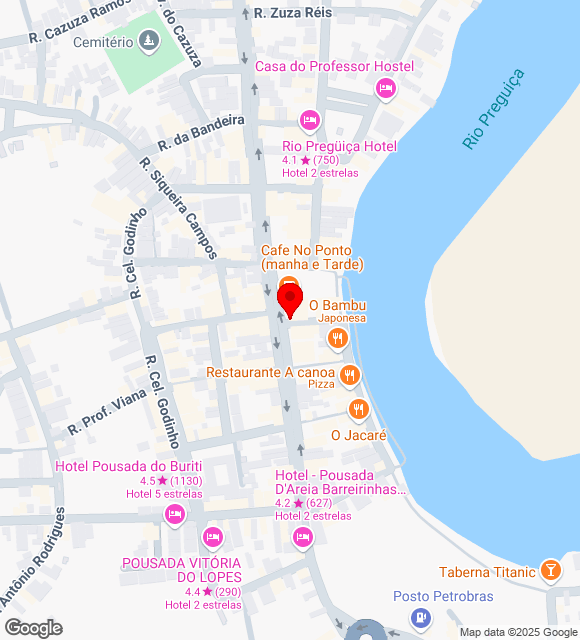 Mapa da localização