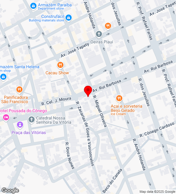 Mapa da localização