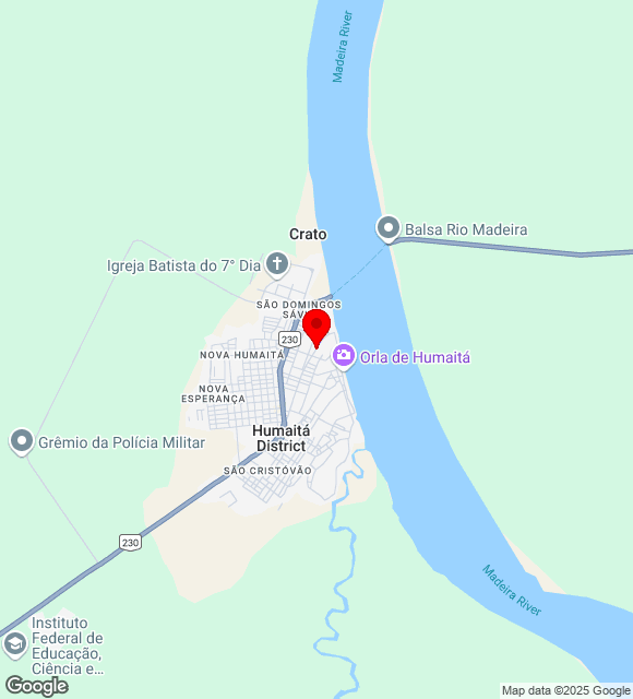 Mapa da localização