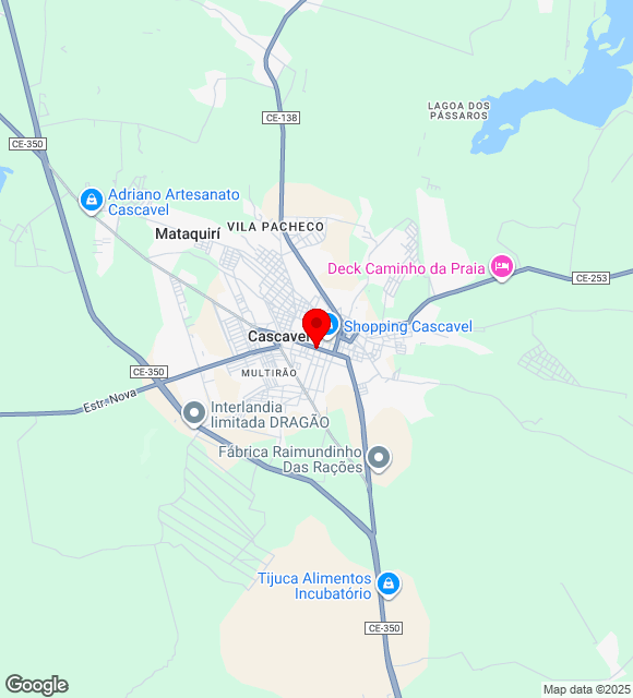 Mapa da localização