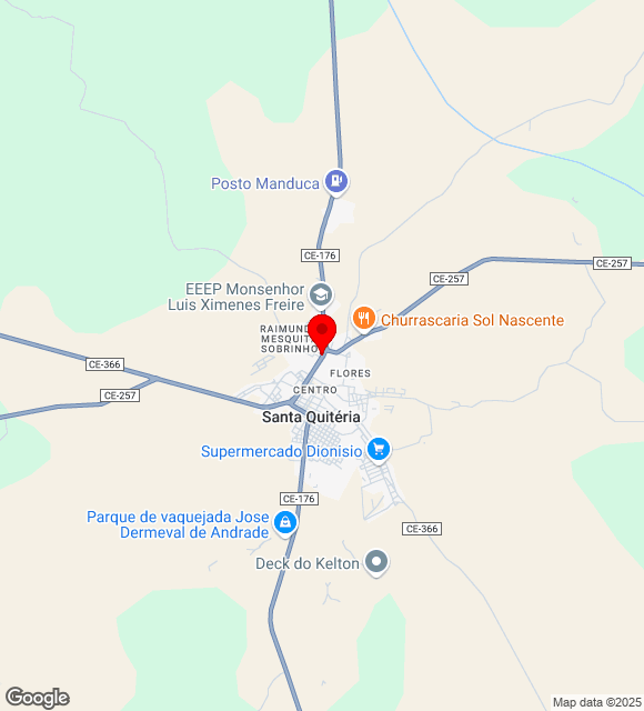 Mapa da localização