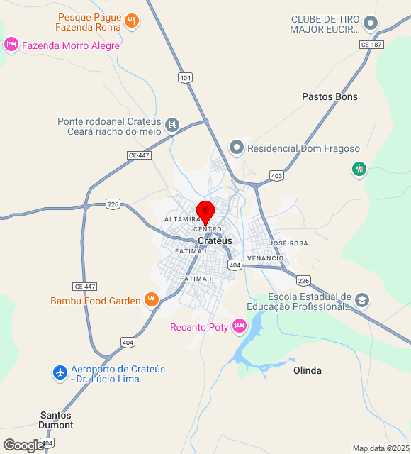 Mapa da localização