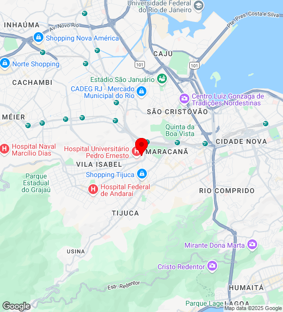 Mapa da localização