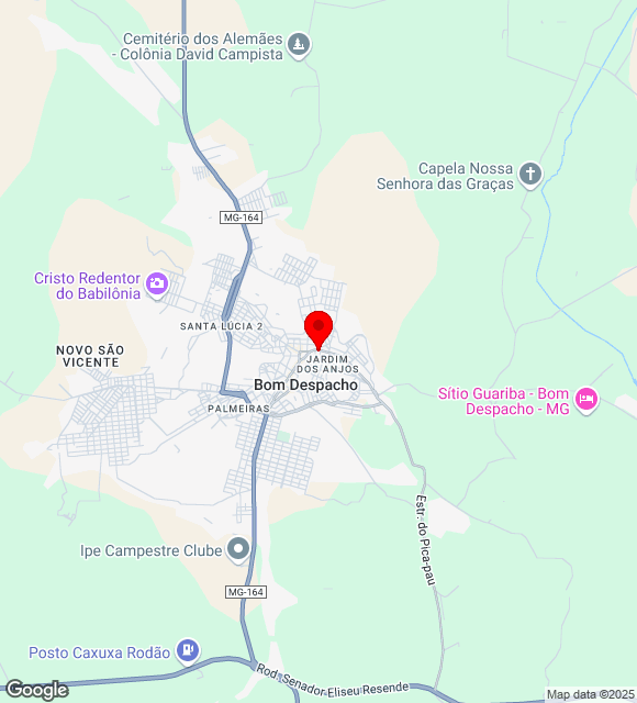 Mapa da localização