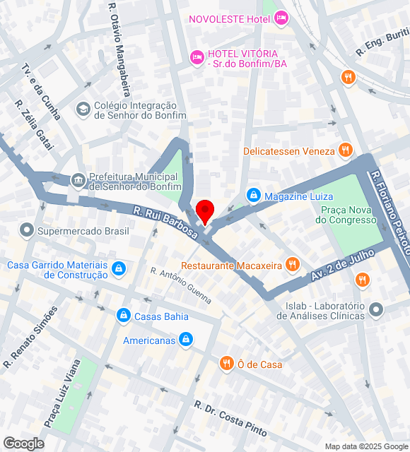 Mapa da localização