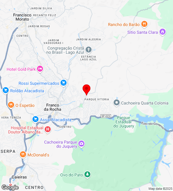 Mapa da localização
