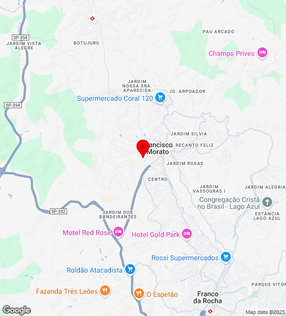 Mapa da localização