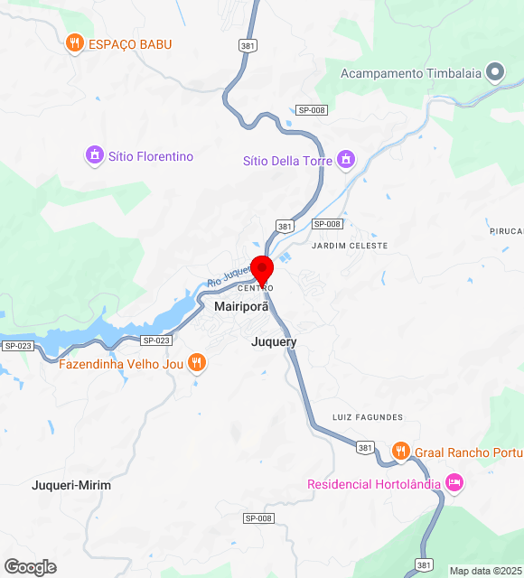 Mapa da localização