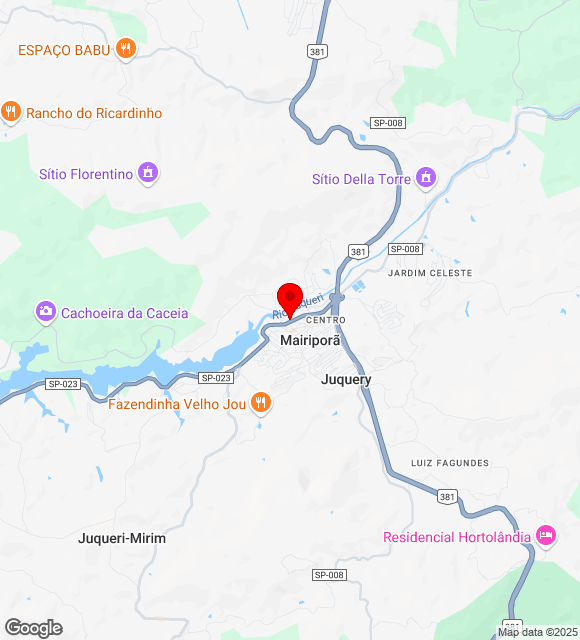 Mapa da localização