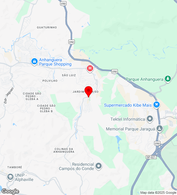 Mapa da localização