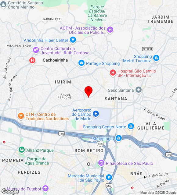 Mapa da localização
