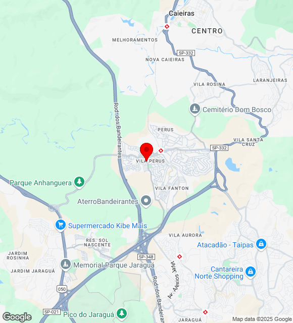Mapa da localização