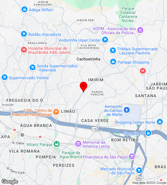 Mapa da localização