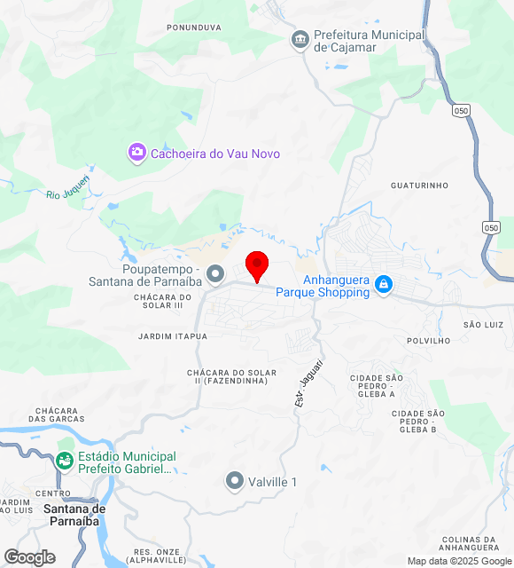 Mapa da localização