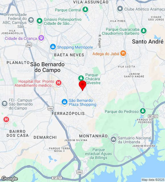 Mapa da localização
