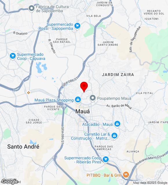 Mapa da localização