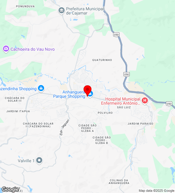 Mapa da localização