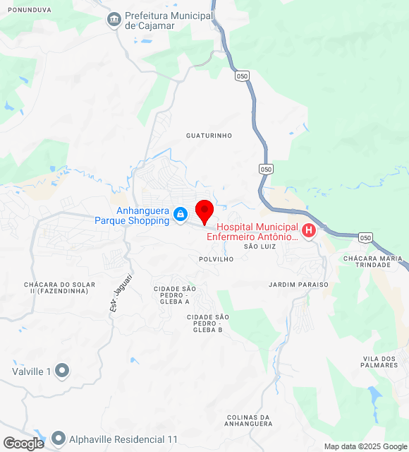 Mapa da localização