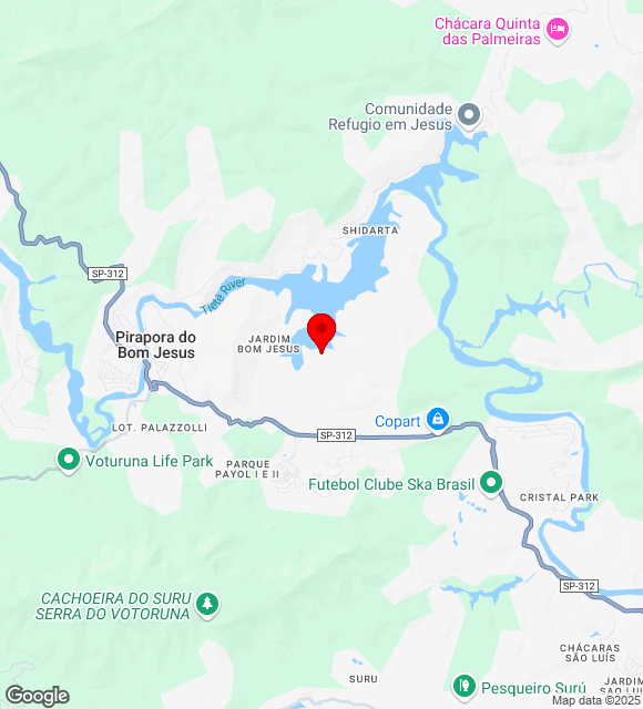 Mapa da localização