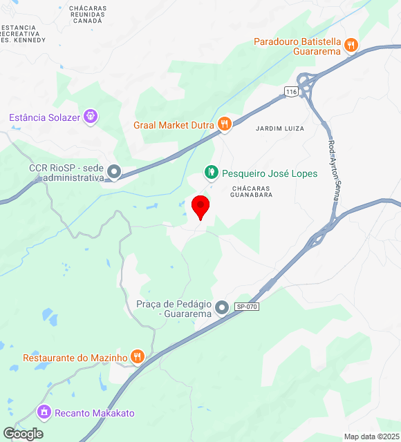 Mapa da localização