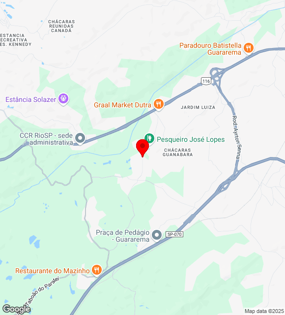 Mapa da localização
