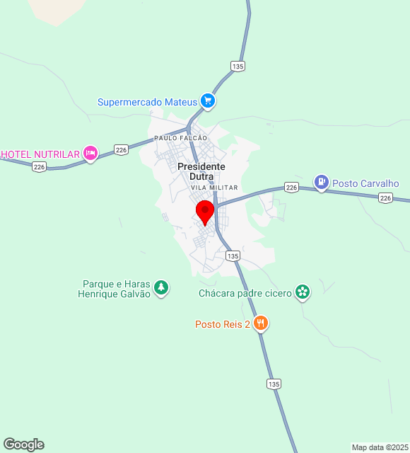 Mapa da localização