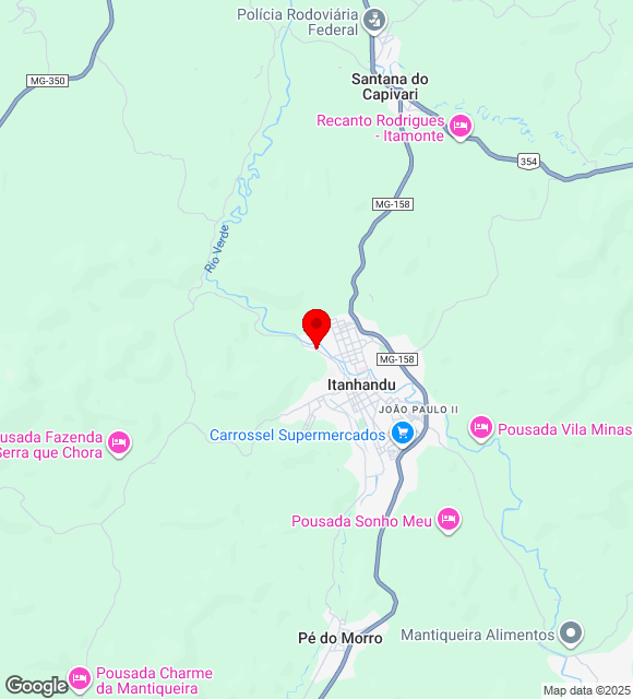 Mapa da localização