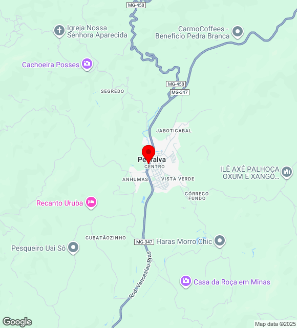 Mapa da localização
