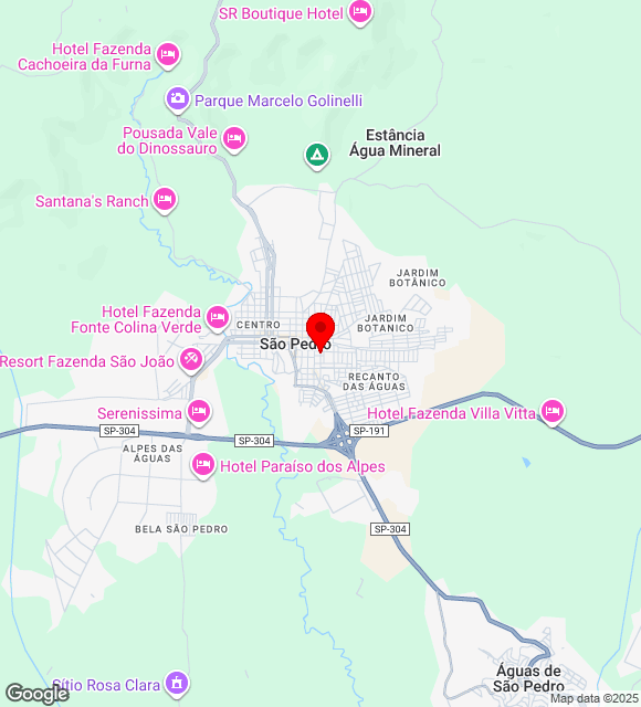 Mapa da localização