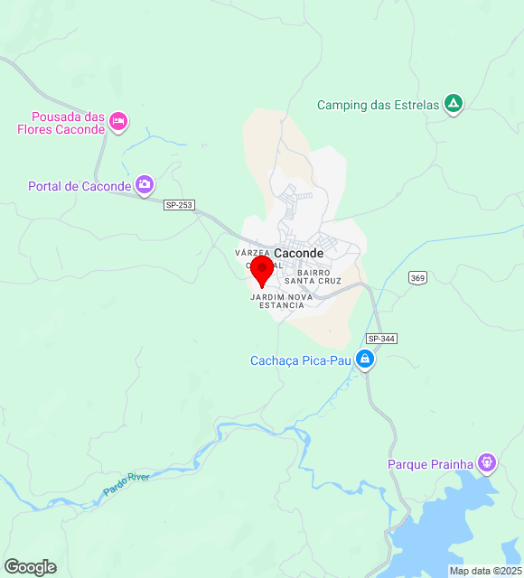 Mapa da localização