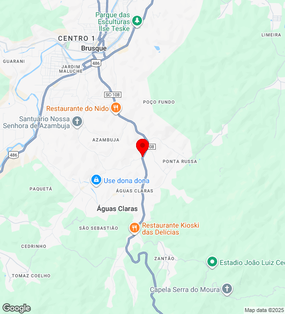 Mapa da localização