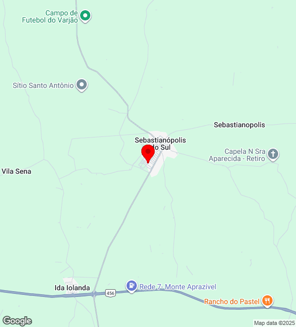 Mapa da localização