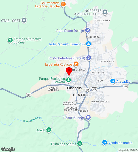 Mapa da localização