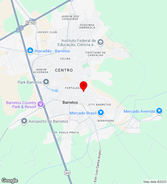 Mapa da localização