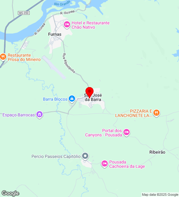 Mapa da localização