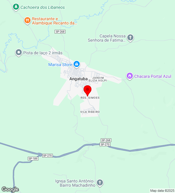 Mapa da localização