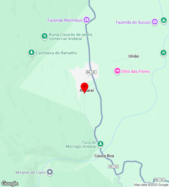 Mapa da localização