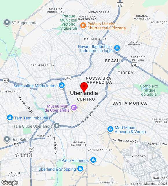 Mapa da localização
