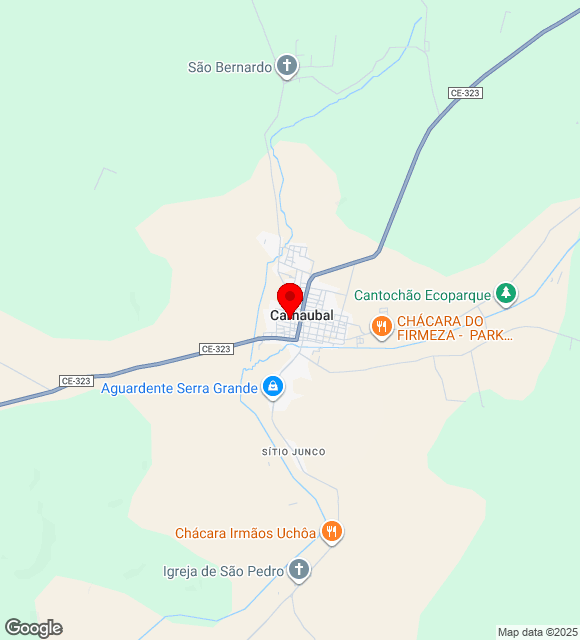 Mapa da localização