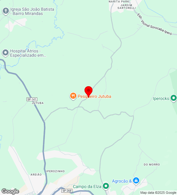 Mapa da localização