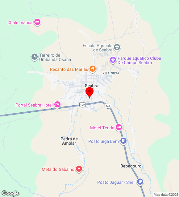 Mapa da localização