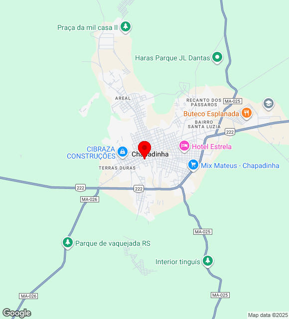 Mapa da localização