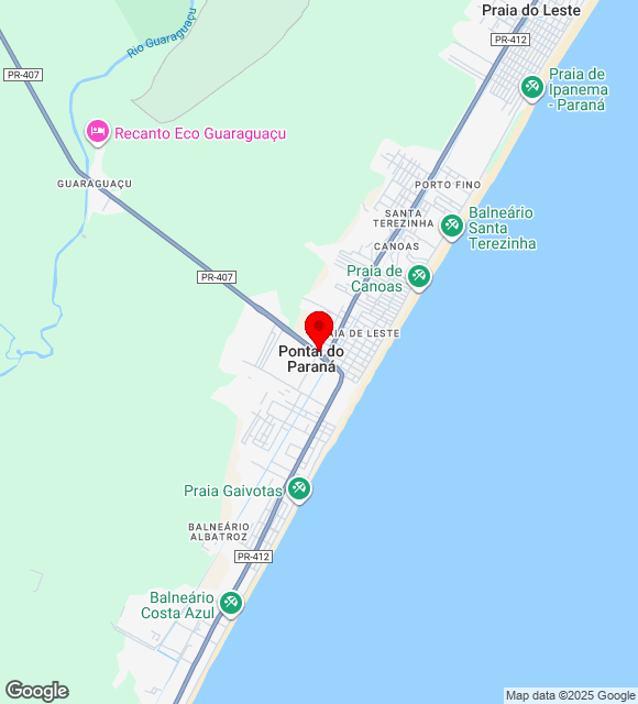 Mapa da localização