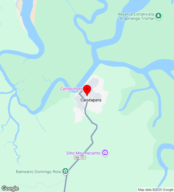Mapa da localização