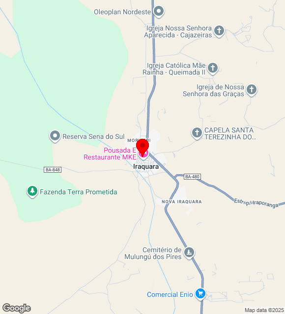 Mapa da localização