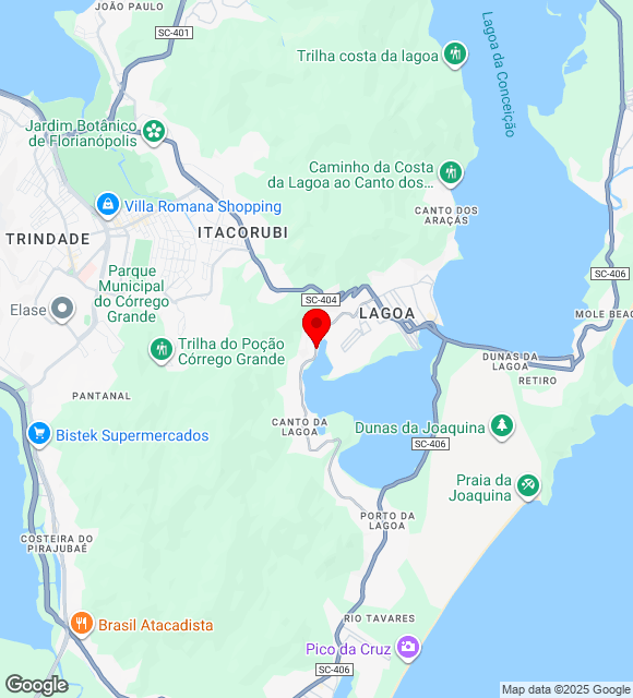 Mapa da localização
