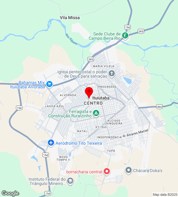 Mapa da localização