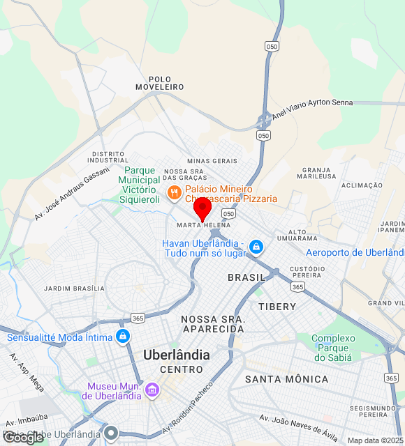 Mapa da localização