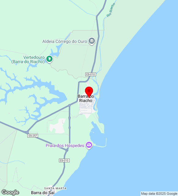 Mapa da localização